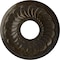 Ekena Millwork Blackthorn Medallion (Canopies up to 4 7/8"), 11 3/4"OD x 3 5/8"ID x 1"P, Stone Hearth Crackle CM11BLSHC - alternate 1